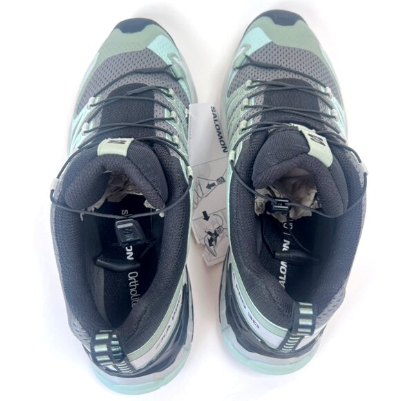 Salomon XA PRO 3D V9 GORE-TEX Quiet Shade / Lily Pad / Blue Haze Women Size 7 - Picture 3 of 8